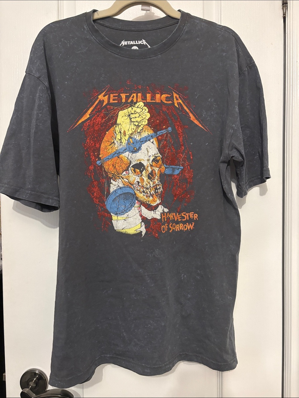 Metallica Harvester of Sorrow washed tshirt